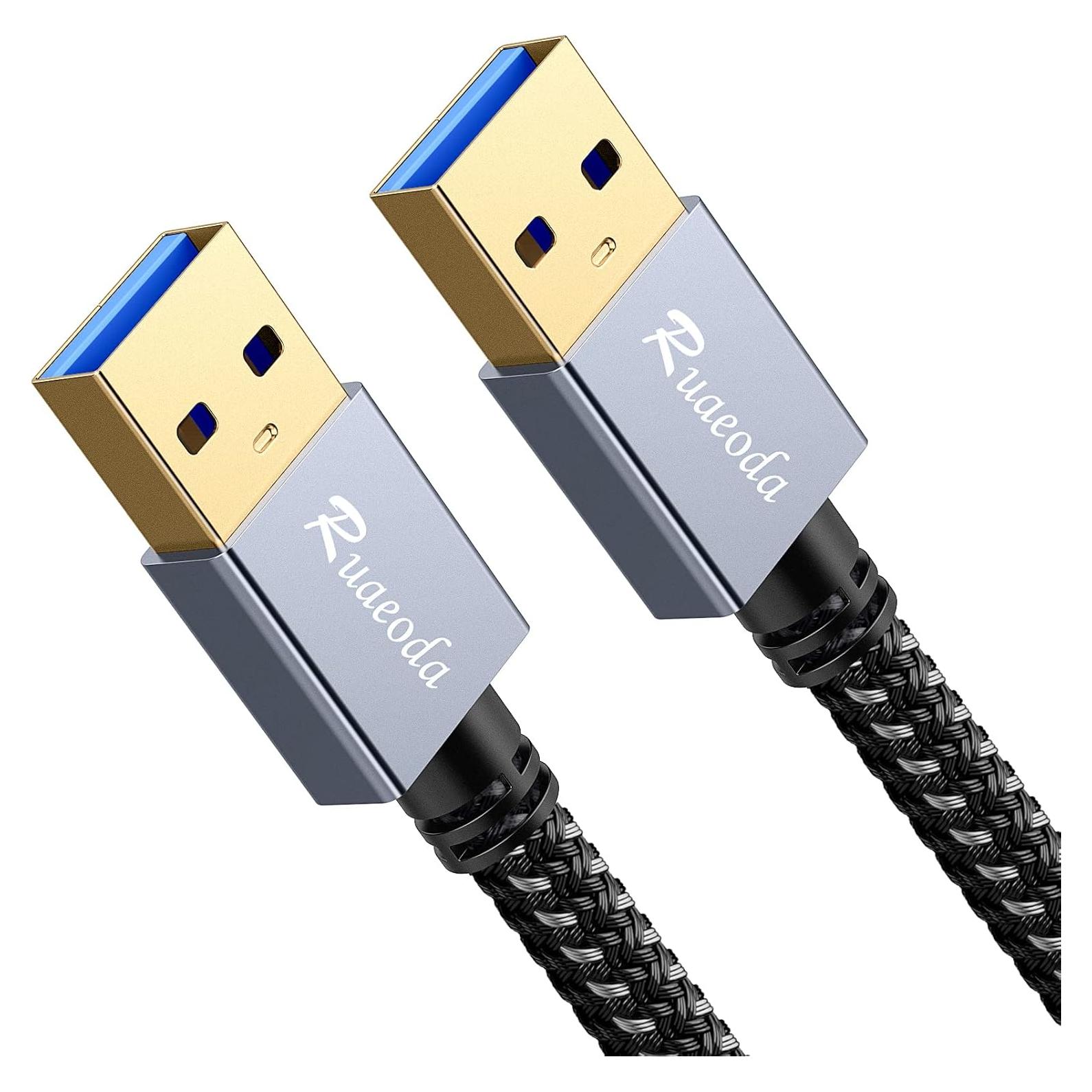 Cable USB 3.0 Macho a Macho Ruaeoda 1 Metro Alta Velocidad