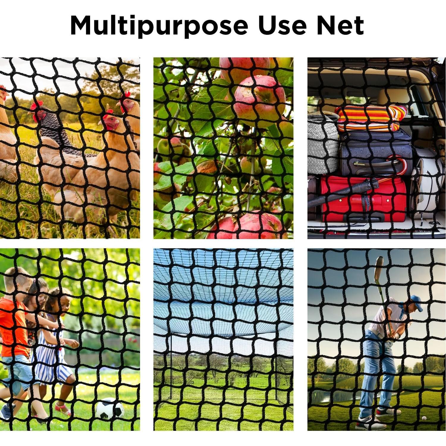 Red de Golf Práctica TODO SOBRE RED ABN 3x3m Negra