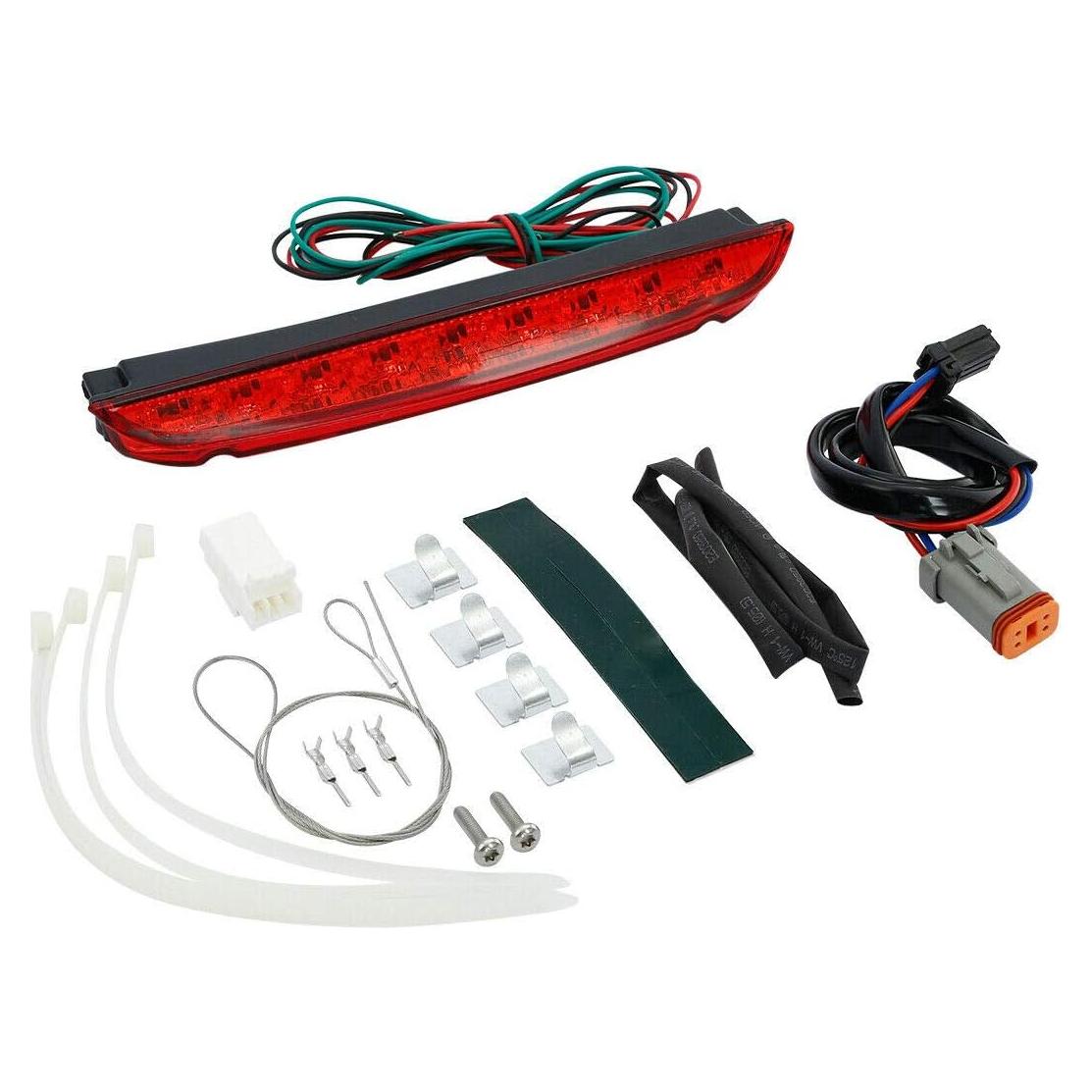 Soporte de Equipaje con Luz Trasera LED TCMT para Harley 1993-2013