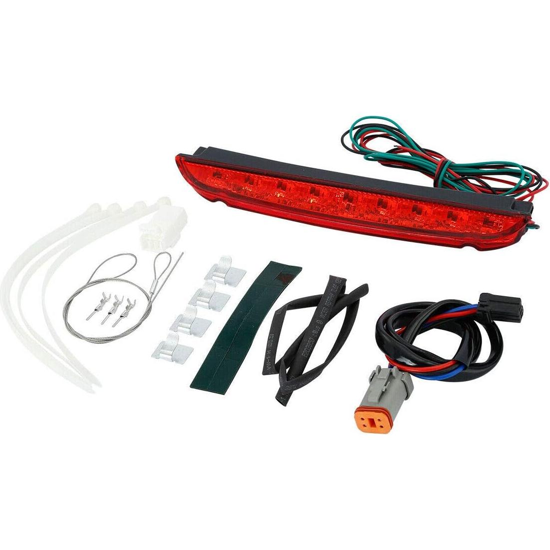 Soporte de Equipaje con Luz Trasera LED TCMT para Harley 1993-2013