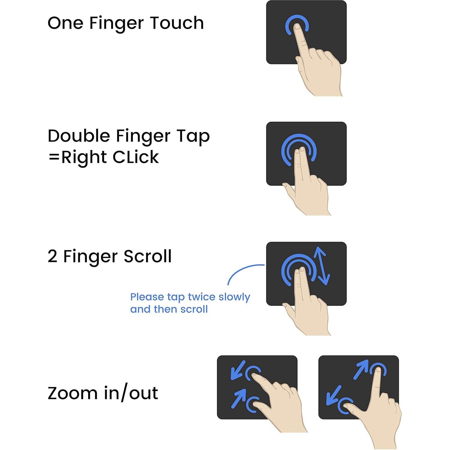 Touchpad USB Perixx PERIPAD-504 Grande Multi-Touch