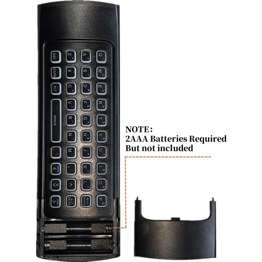 Teclado Inalámbrico MX3 con Ratón Aéreo y Voz 2.4G