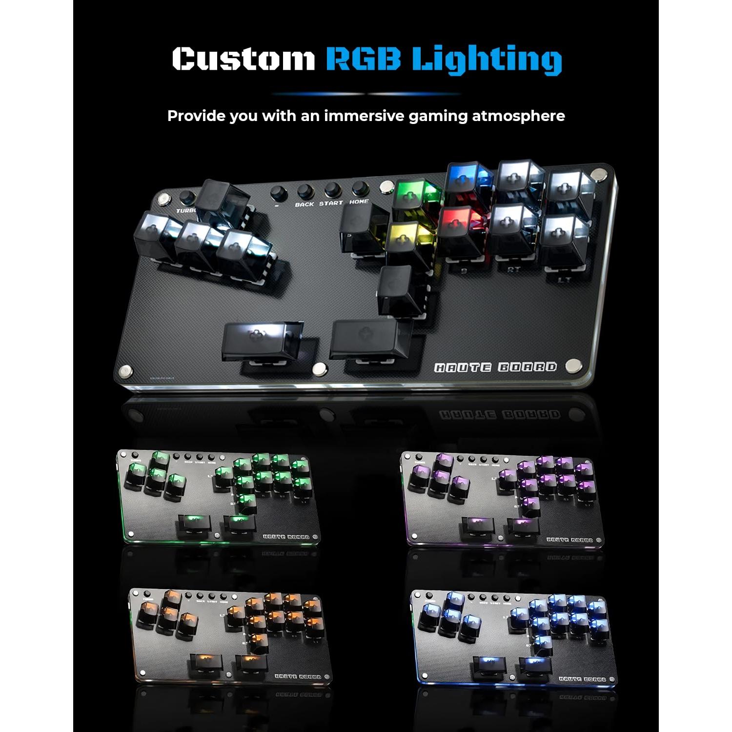 Controlador de Arcade Sehawei MINI-PLUS 16 Teclas Turbo PC/PS4/Switch