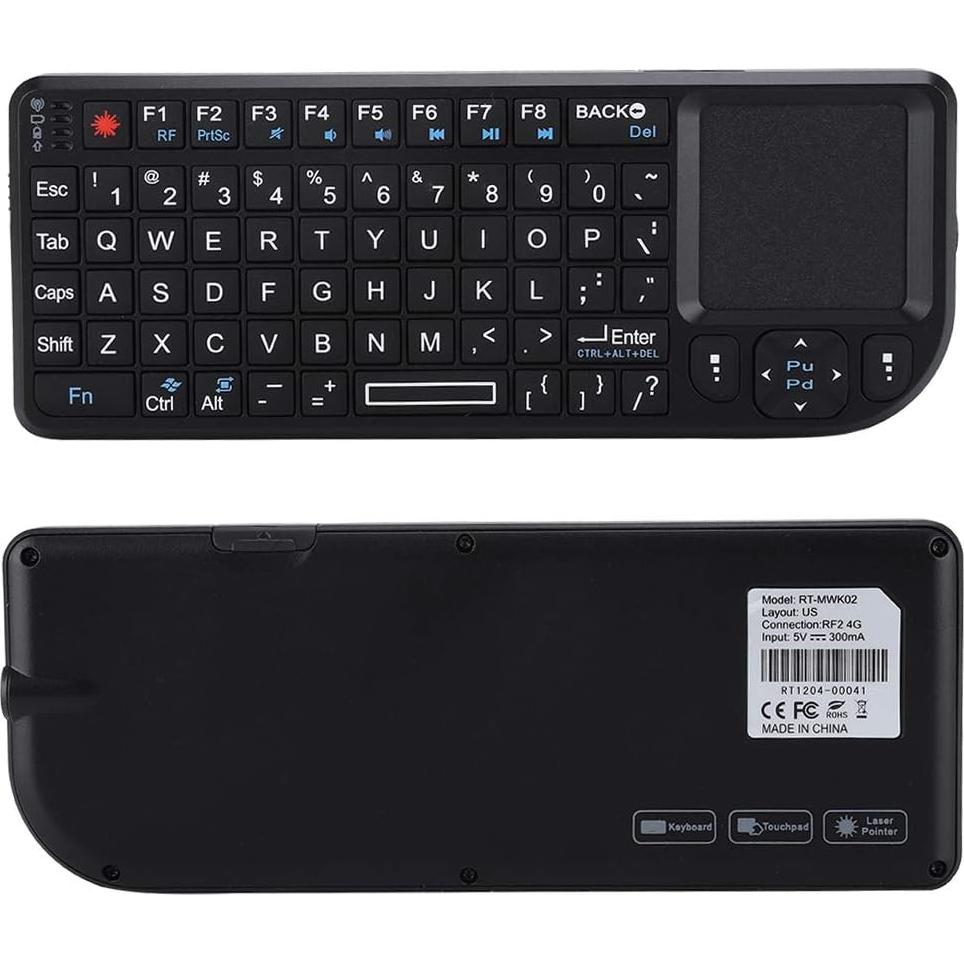 Teclado Inalámbrico Socobeta Ultra Mini con Touchpad Retroiluminado