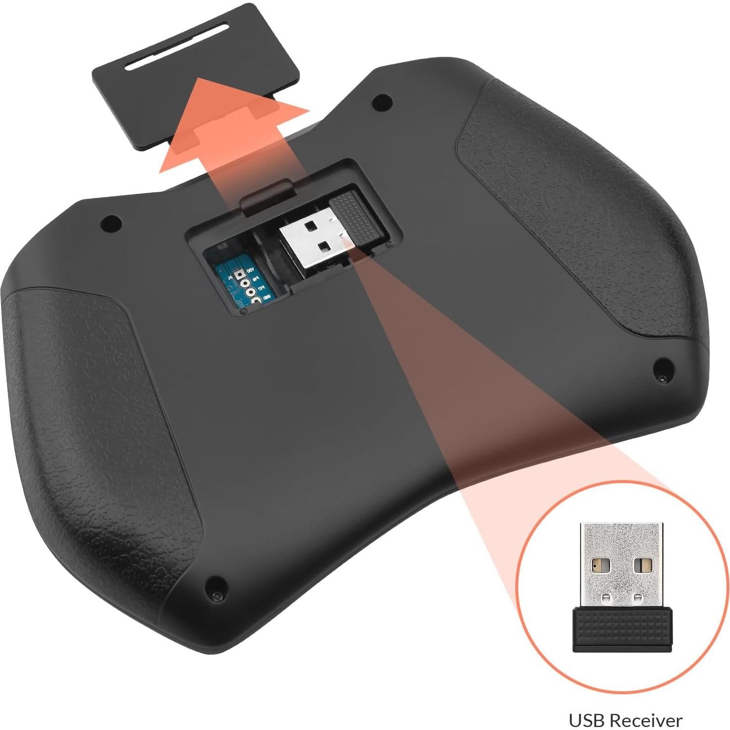 Teclado Inalámbrico Mini Rii K28 con Touchpad y Retroiluminado