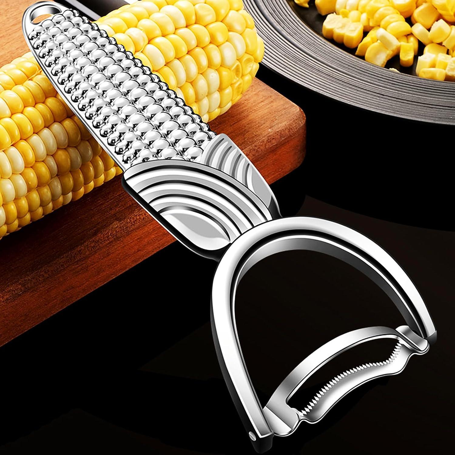 Pelador de Maíz MAXJOY de Acero Inoxidable - Desgranador Ergonómico