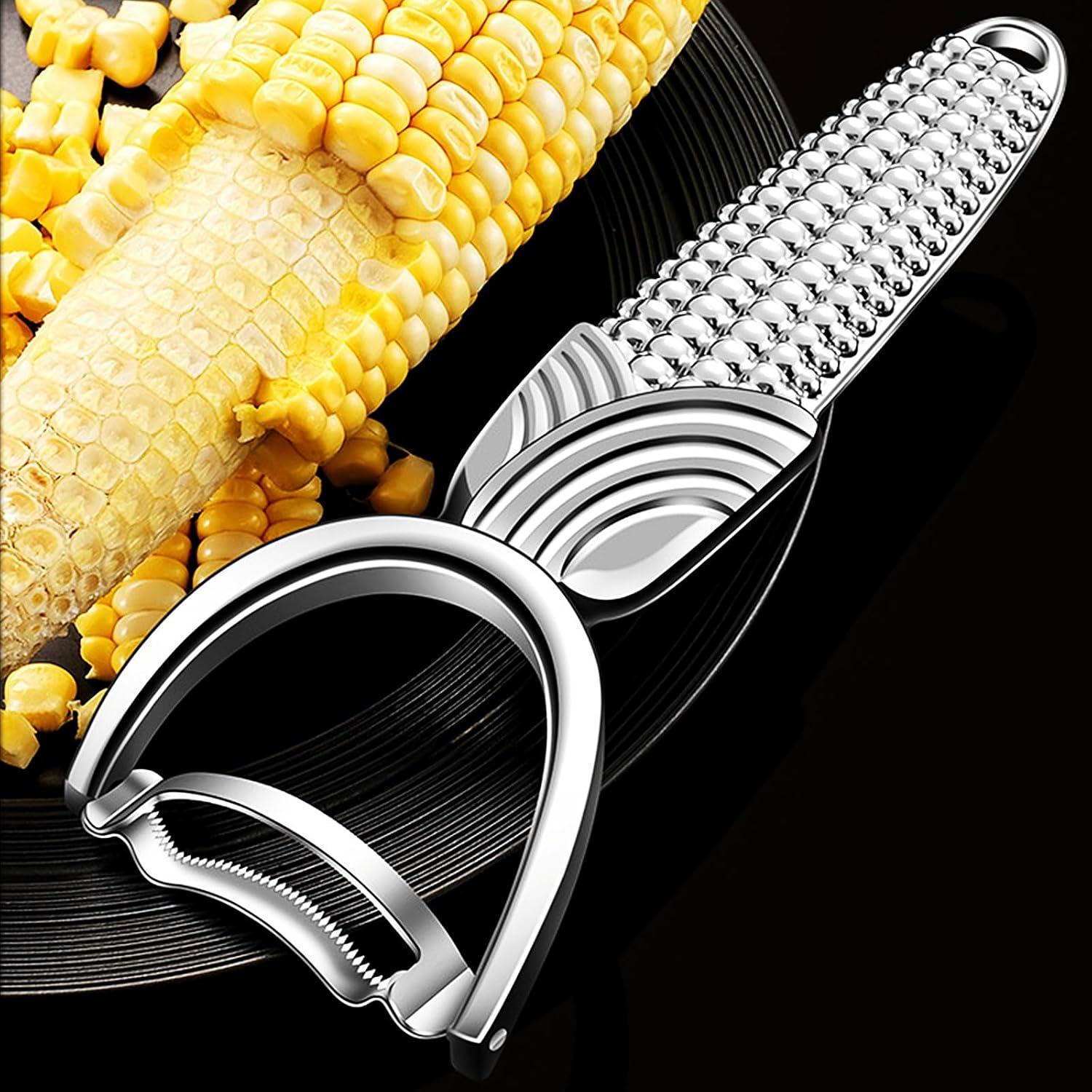 Pelador de Maíz MAXJOY de Acero Inoxidable - Desgranador Ergonómico