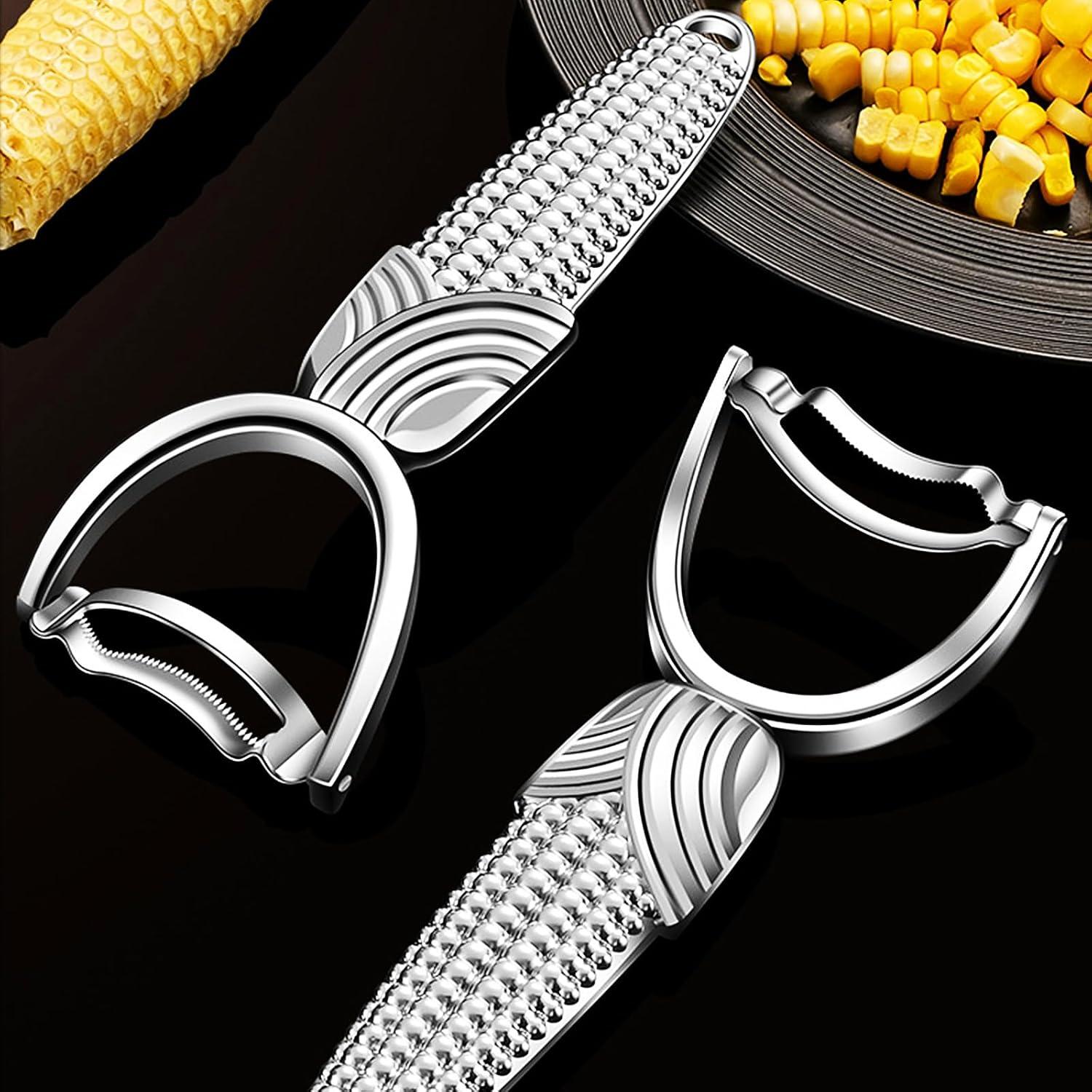 Pelador de Maíz MAXJOY de Acero Inoxidable - Desgranador Ergonómico