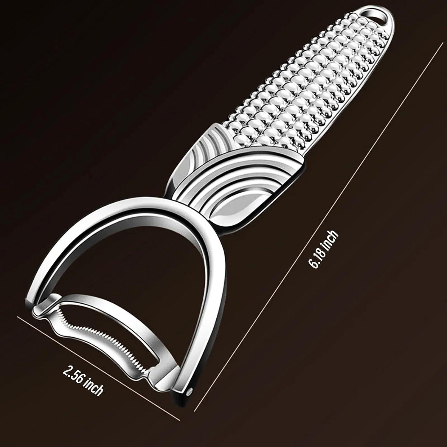 Pelador de Maíz MAXJOY de Acero Inoxidable - Desgranador Ergonómico