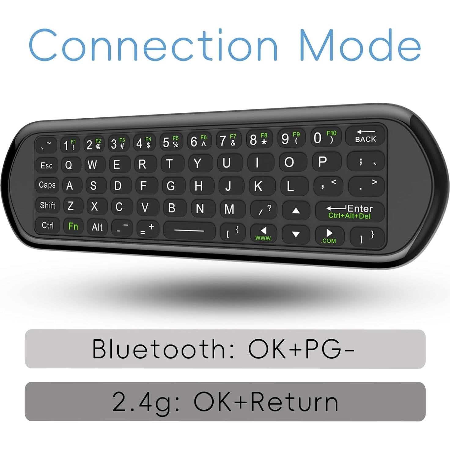 Control Remoto Universal iPazzPort con Teclado QWERTY y Bluetooth