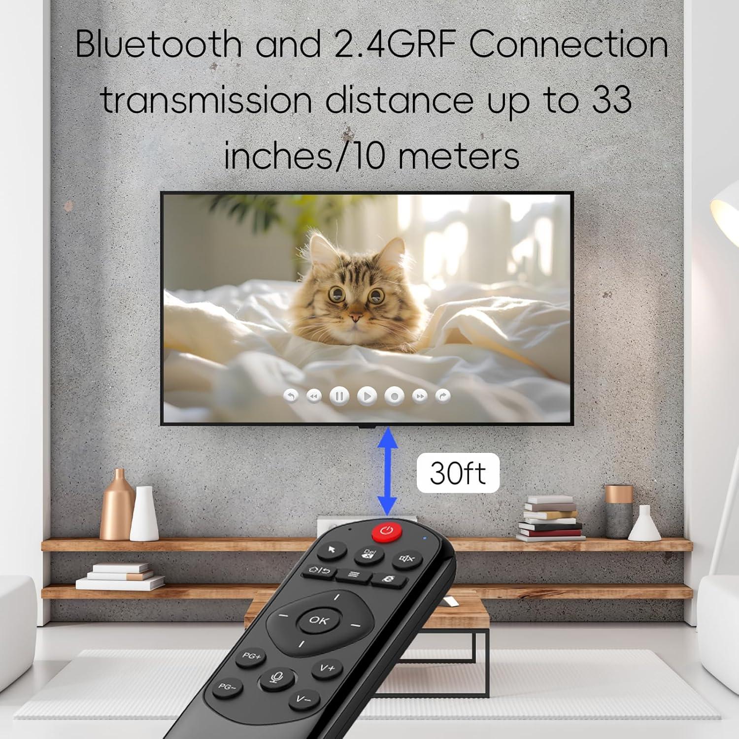 Control Remoto Universal iPazzPort con Teclado QWERTY y Bluetooth