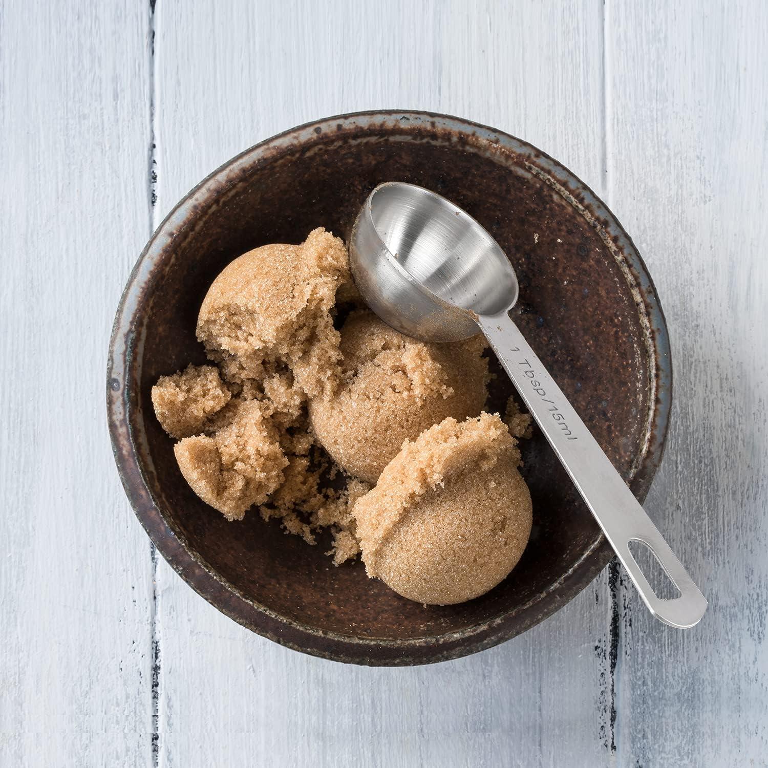 Juego de cucharas medidoras de acero inoxidable Esie Houzie 6 piezas