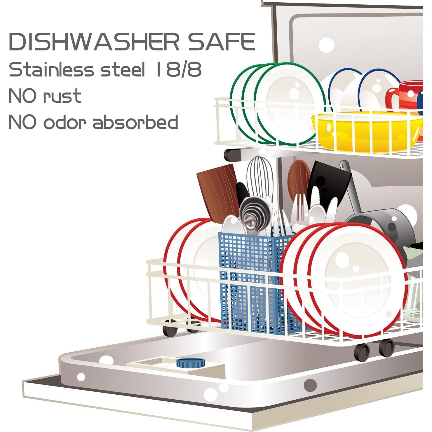 Juego de cucharas medidoras de acero inoxidable Esie Houzie 6 piezas