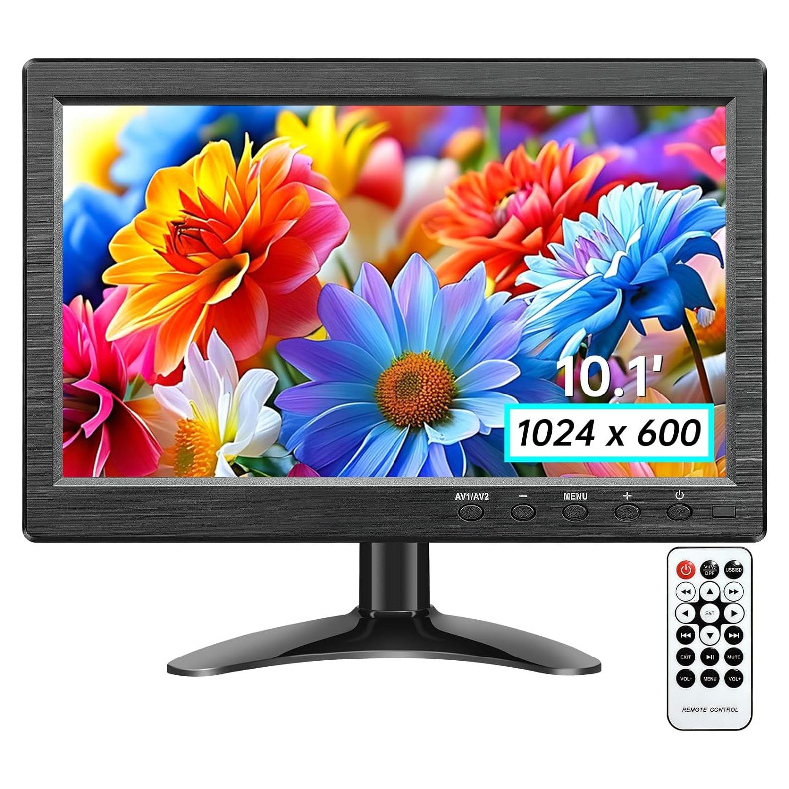 Monitor Portátil JINSWY 10.1" HD 1024x600 HDMI VGA USB