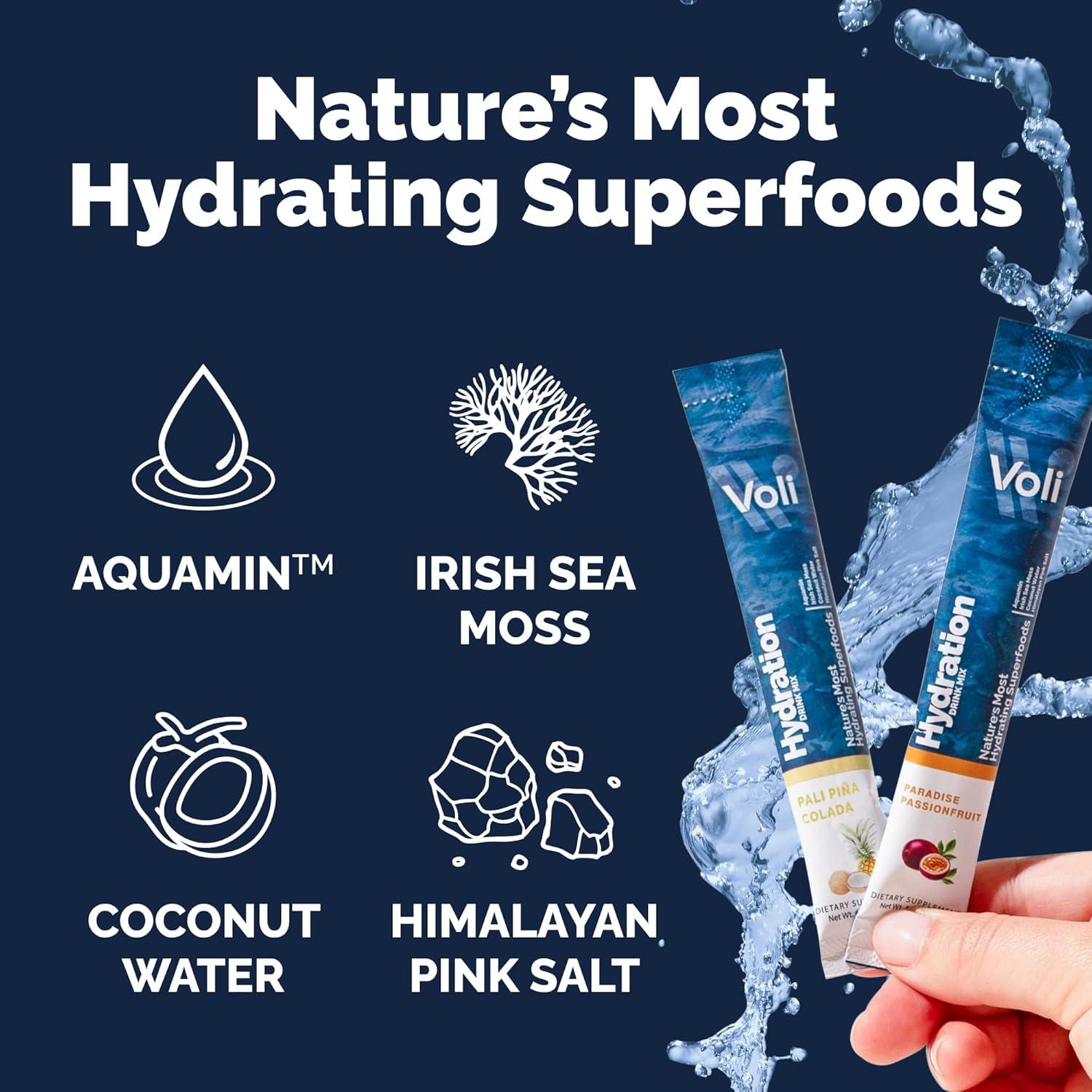 Paquete de Polvo de Electrolitos Voli Melón de Miel 15 Unidades