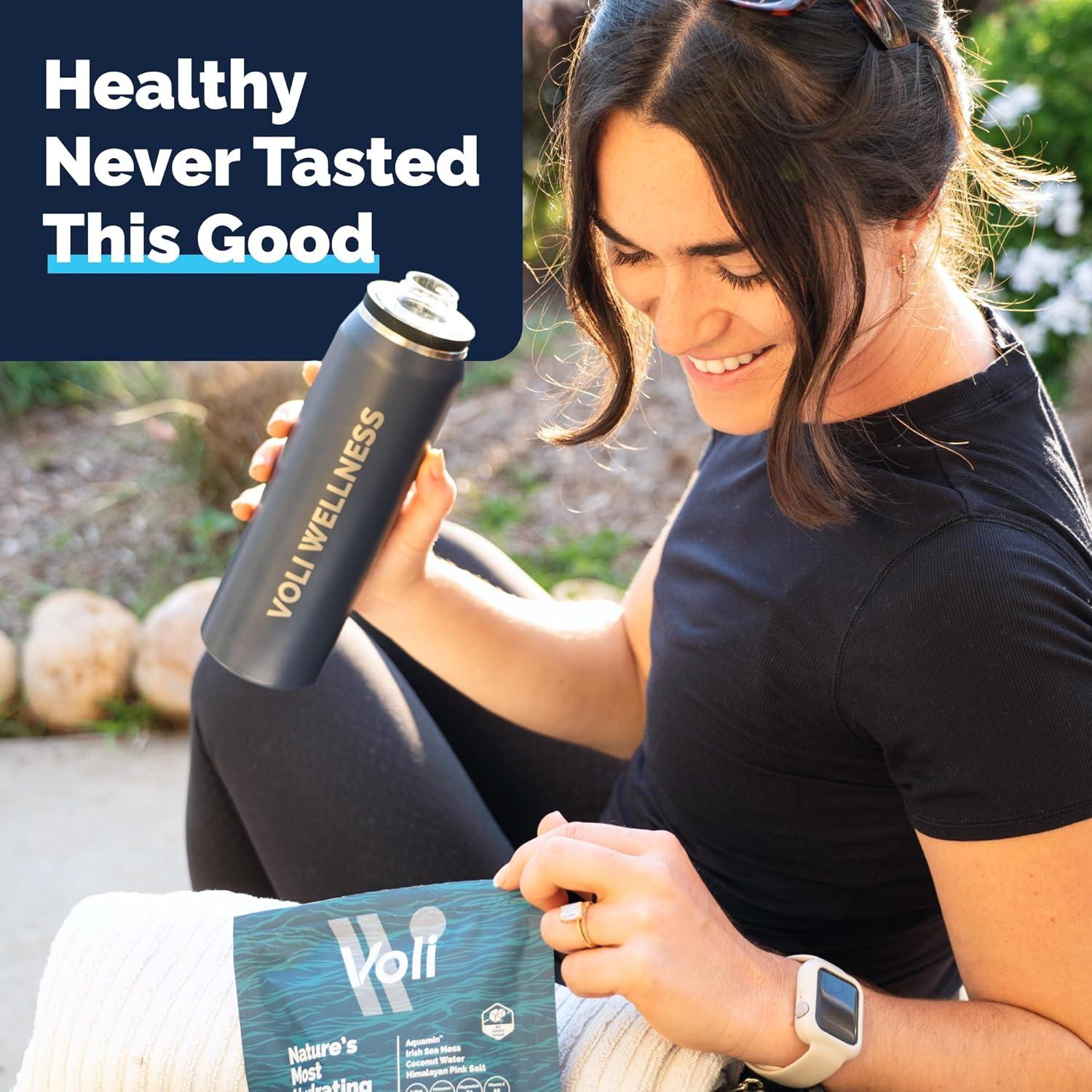 Paquete de Polvo de Electrolitos Voli Melón de Miel 15 Unidades