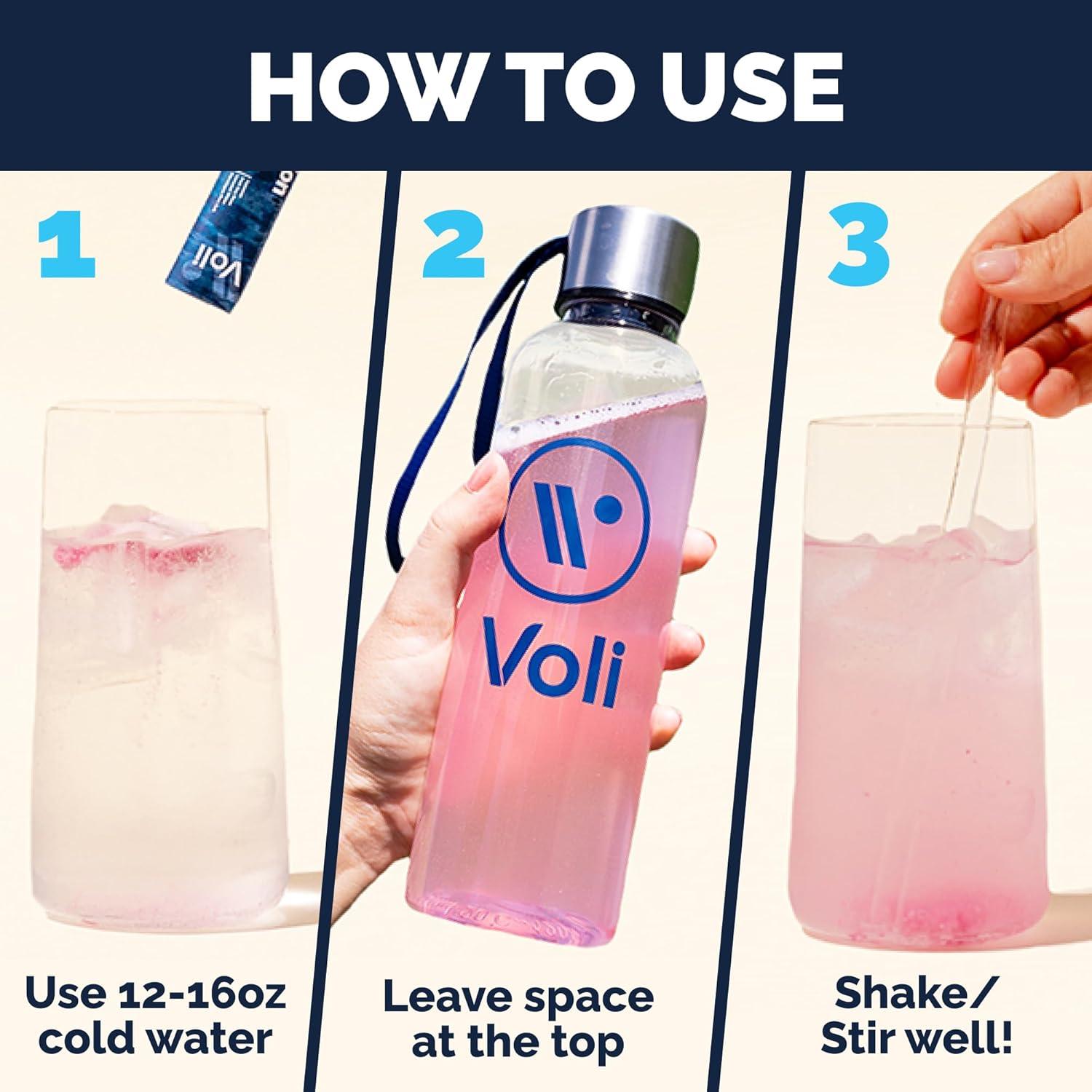 Paquete de Polvo de Electrolitos Voli Melón de Miel 15 Unidades