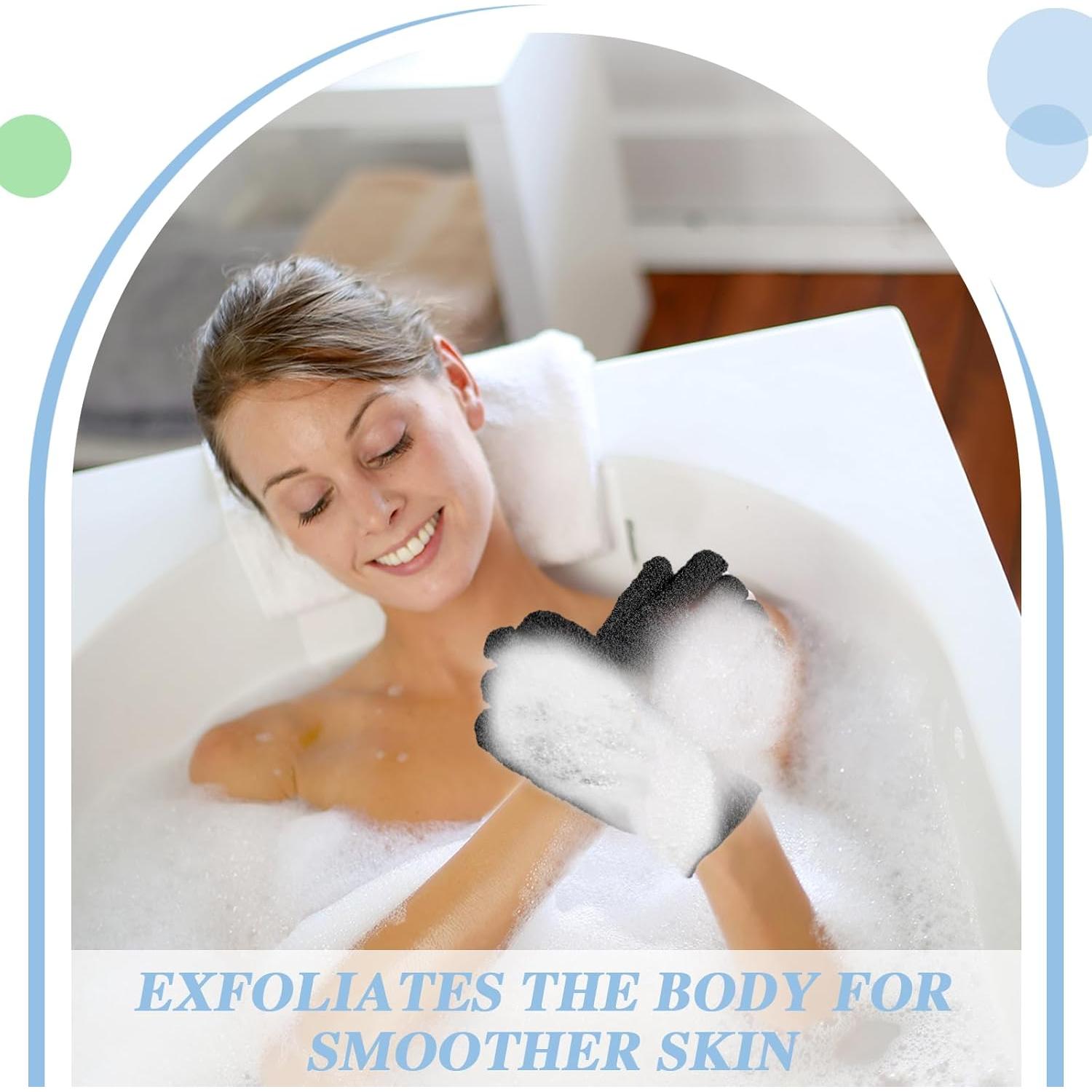 Guantes Exfoliantes Ramede 30 Pares Nylon Ducha Colorido