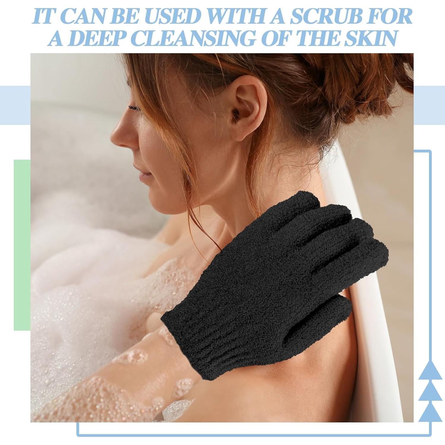 Guantes Exfoliantes Ramede 30 Pares Nylon Ducha Colorido