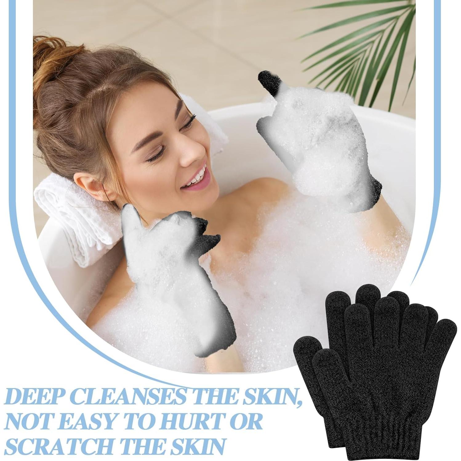 Guantes Exfoliantes Ramede 30 Pares Nylon Ducha Colorido