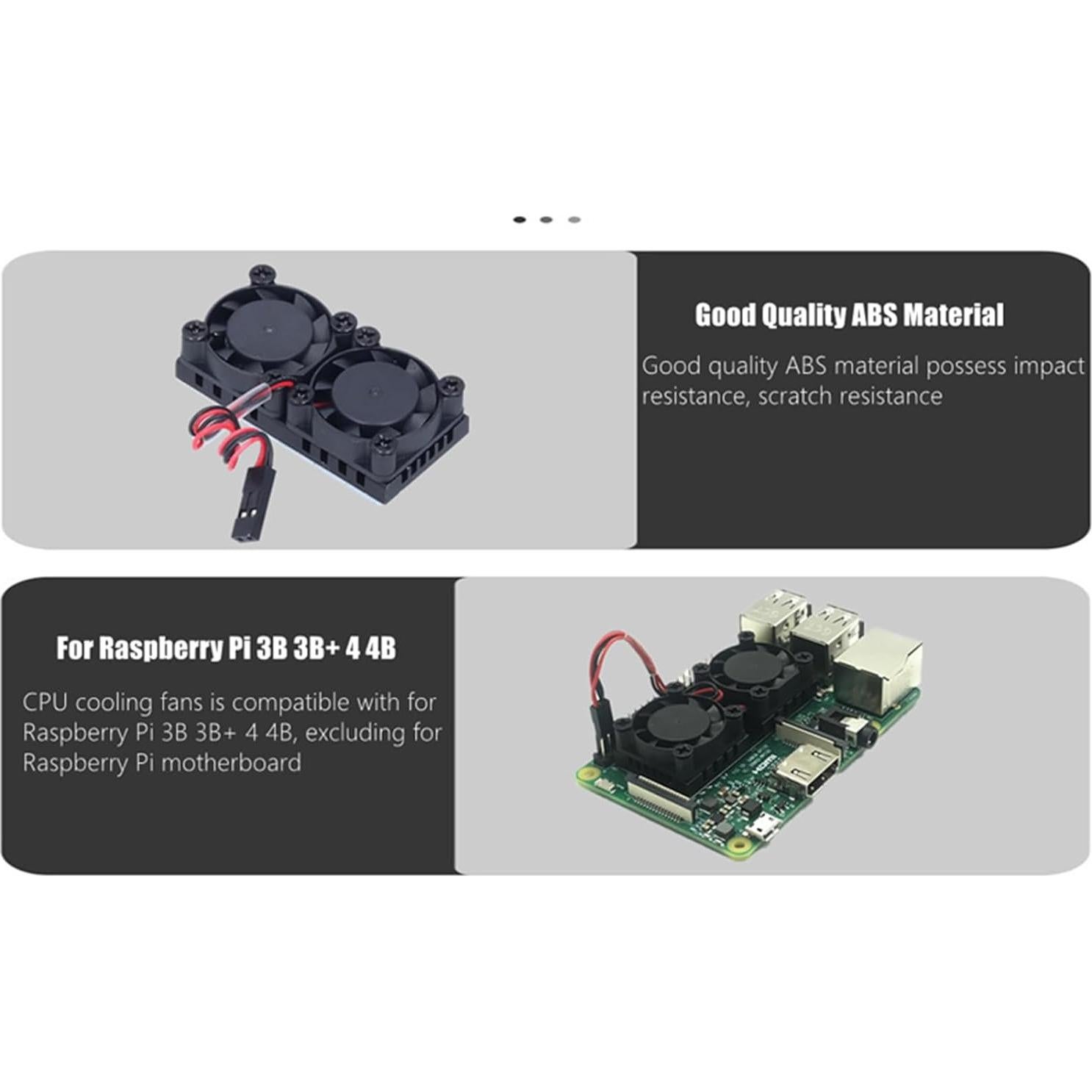Ventilador de Refrigeración Walfront para Raspberry Pi 3B/4B - Alta Velocidad y Bajo Ruido