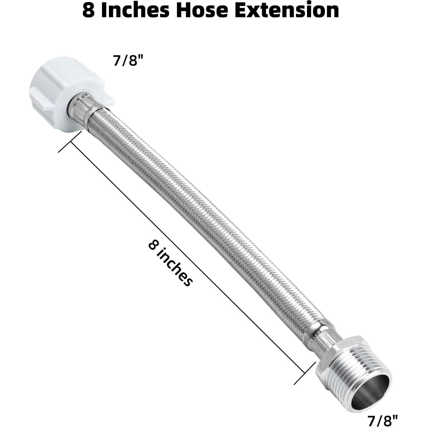 Manguera de Extensión para Inodoro ANJOES 20.32 cm Compatible TOTO