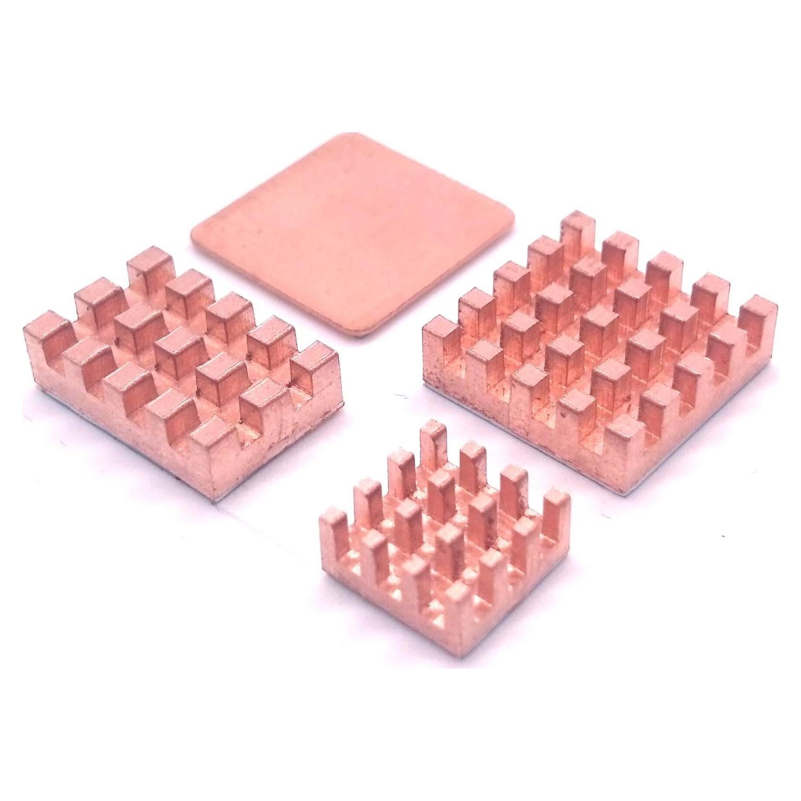 Kit Disipadores Cobre Easycargo para Raspberry Pi 4 y 3B+