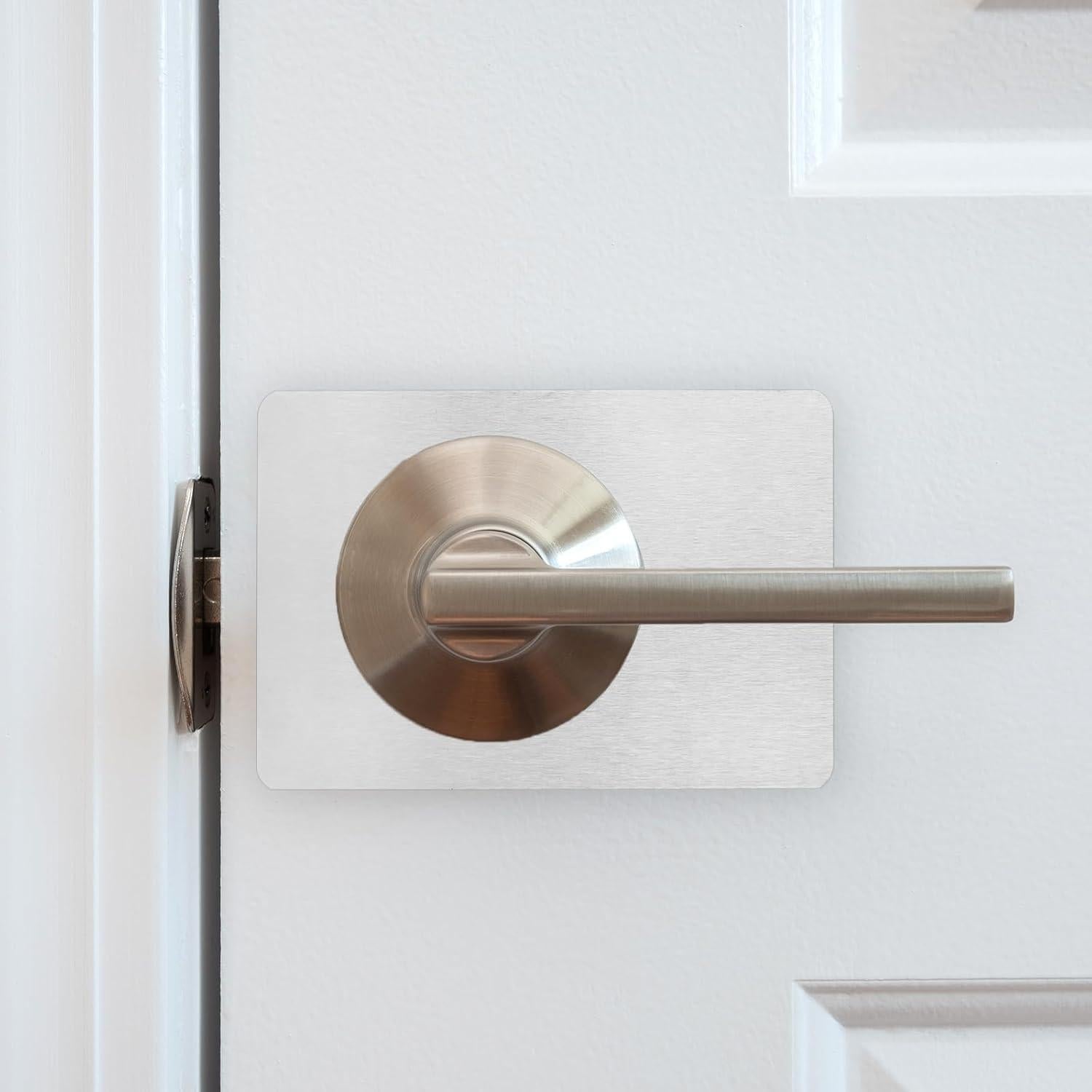 Placas de Reparación de Cerraduras uxcell 130x90mm Acero Inoxidable