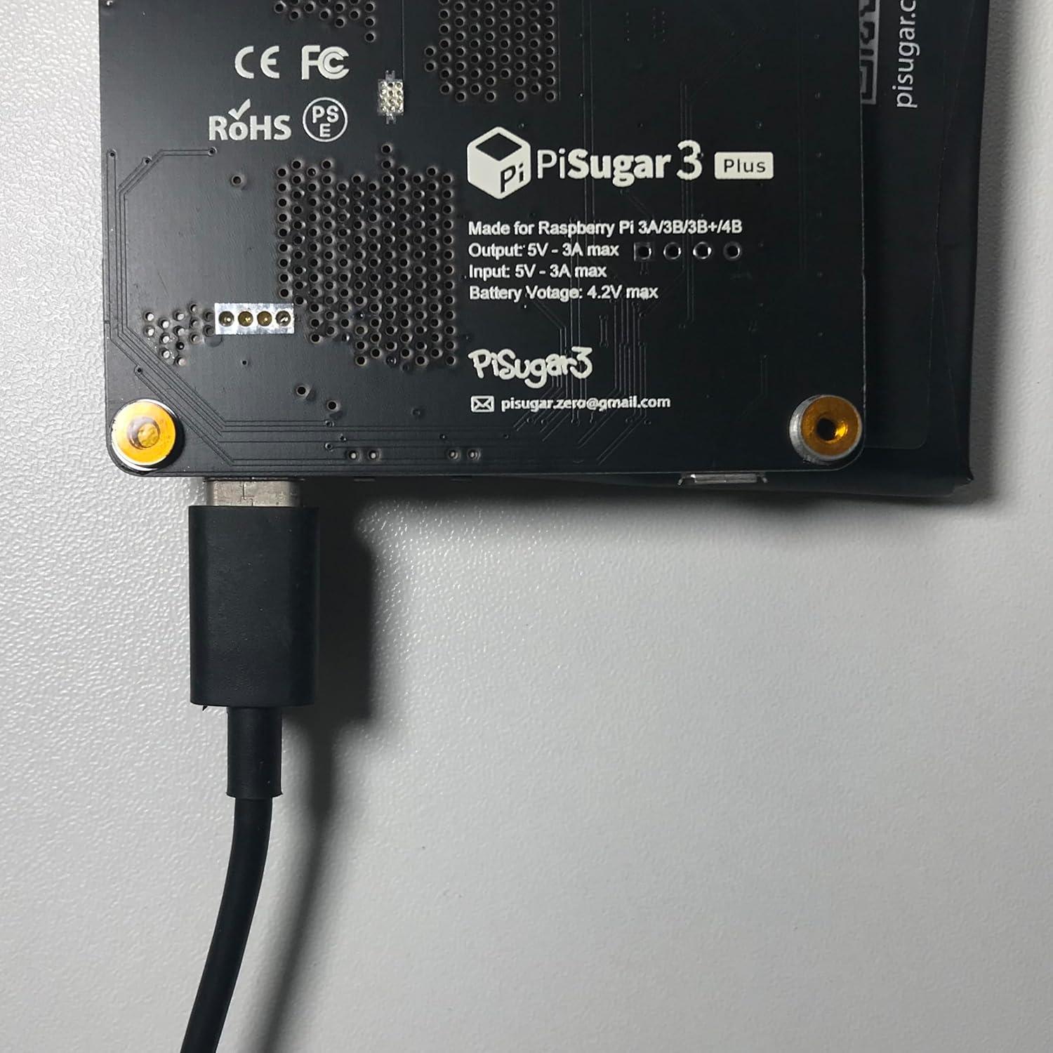 Placa de Expansión PiSugar 3 Plus para Raspberry Pi 3B/4B
