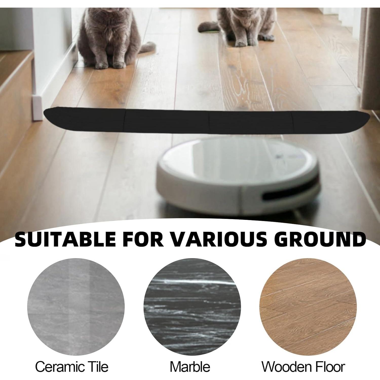 Rampa de Umbral de Goma HEEPDD para Aspiradora - 4 Piezas