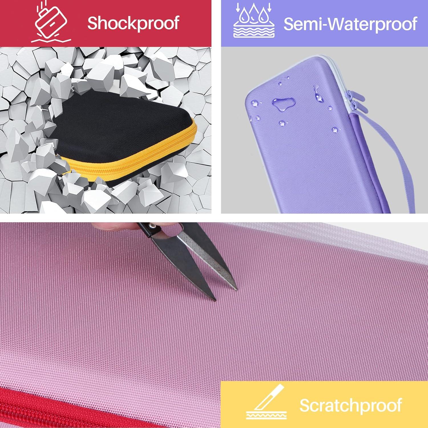 Funda de Almacenamiento Lebakort Rosa para Teclado y Ratón Logitech POP ICON