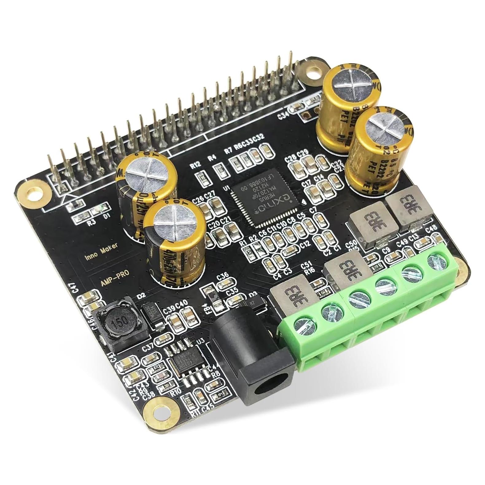 Amplificador de Audio InnoMaker HiFi AMP Pro V2 2x80W para Raspberry Pi