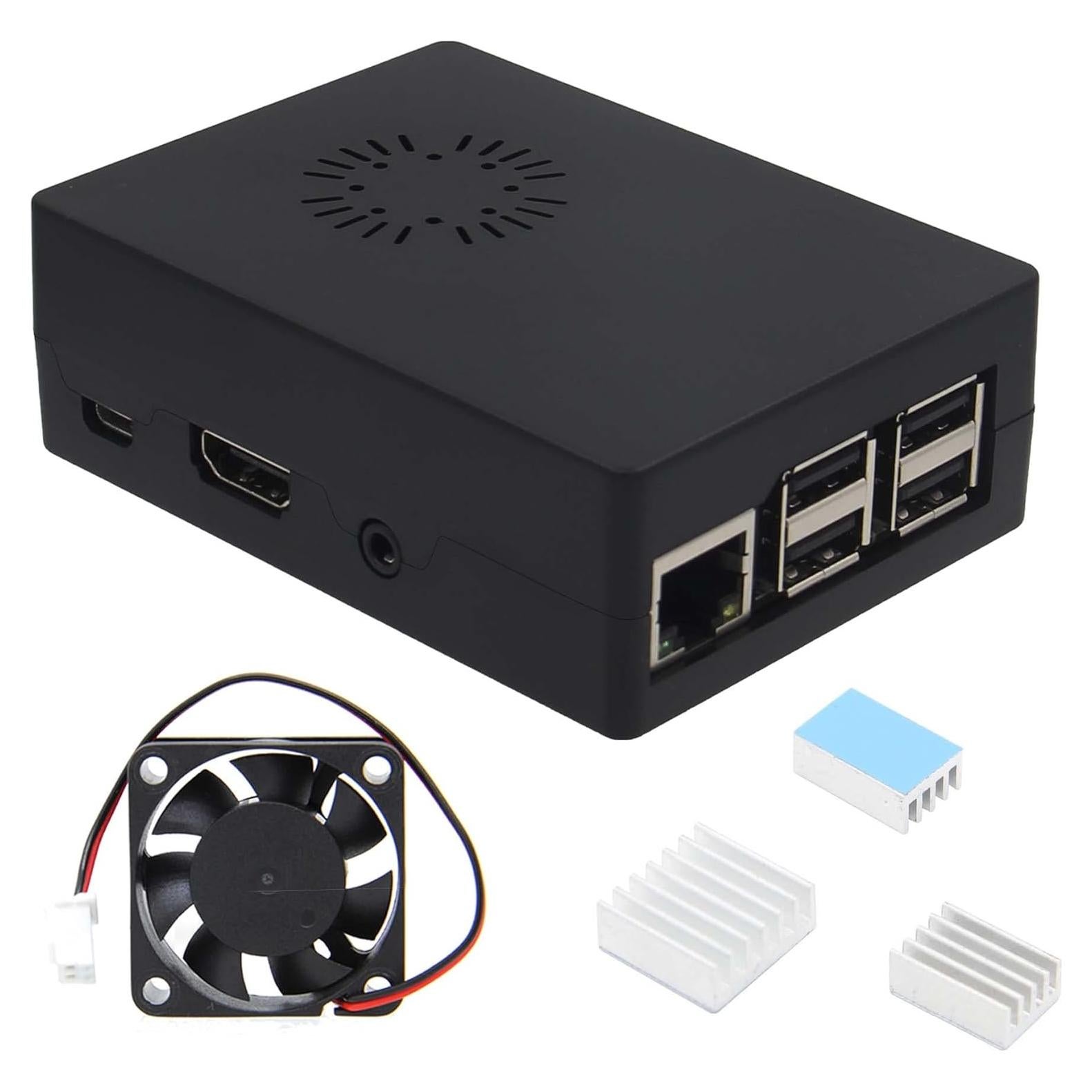 Caja ABS con Ventilador y Disipador para Libre AMl-S905X-CC