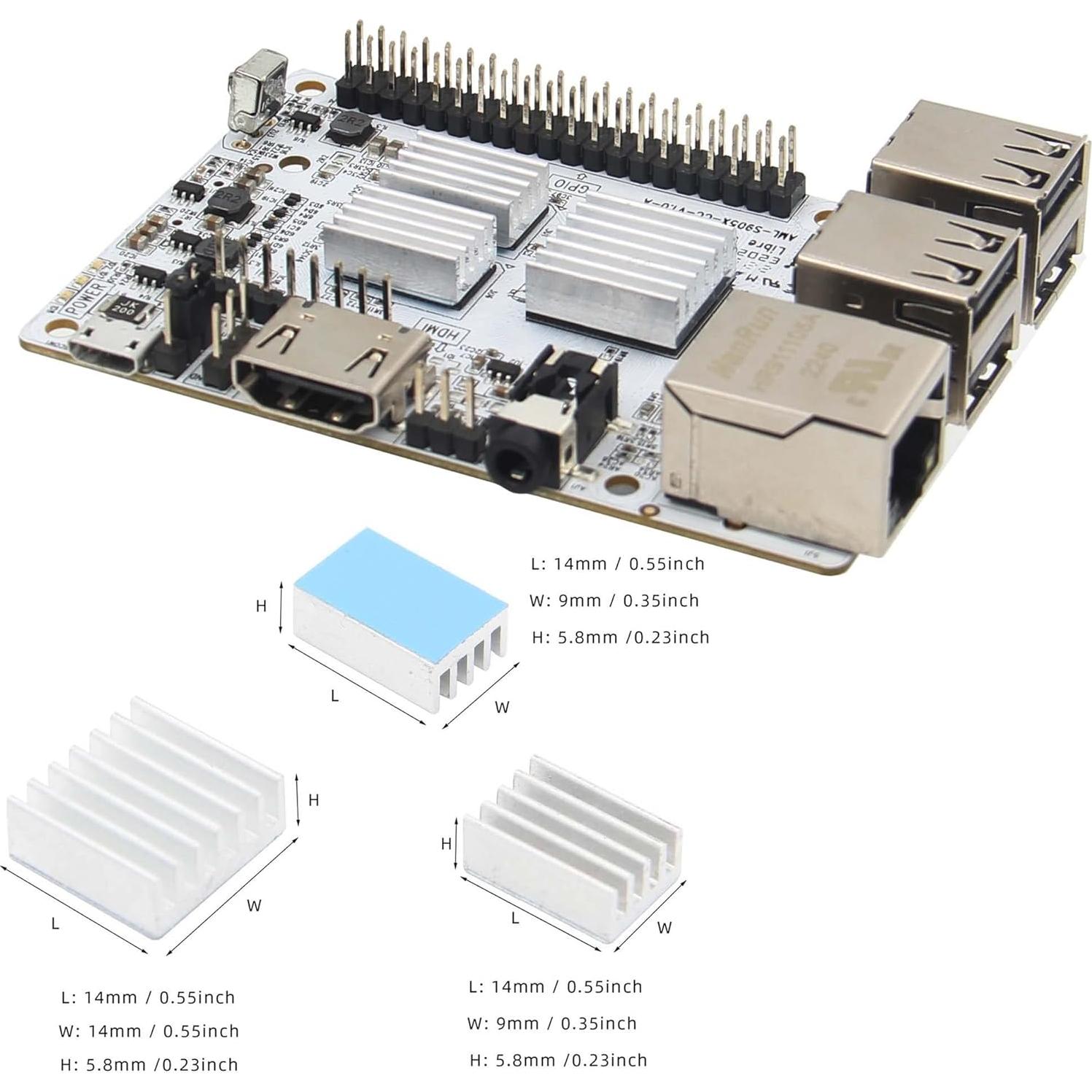 Caja ABS con Ventilador y Disipador para Libre AMl-S905X-CC