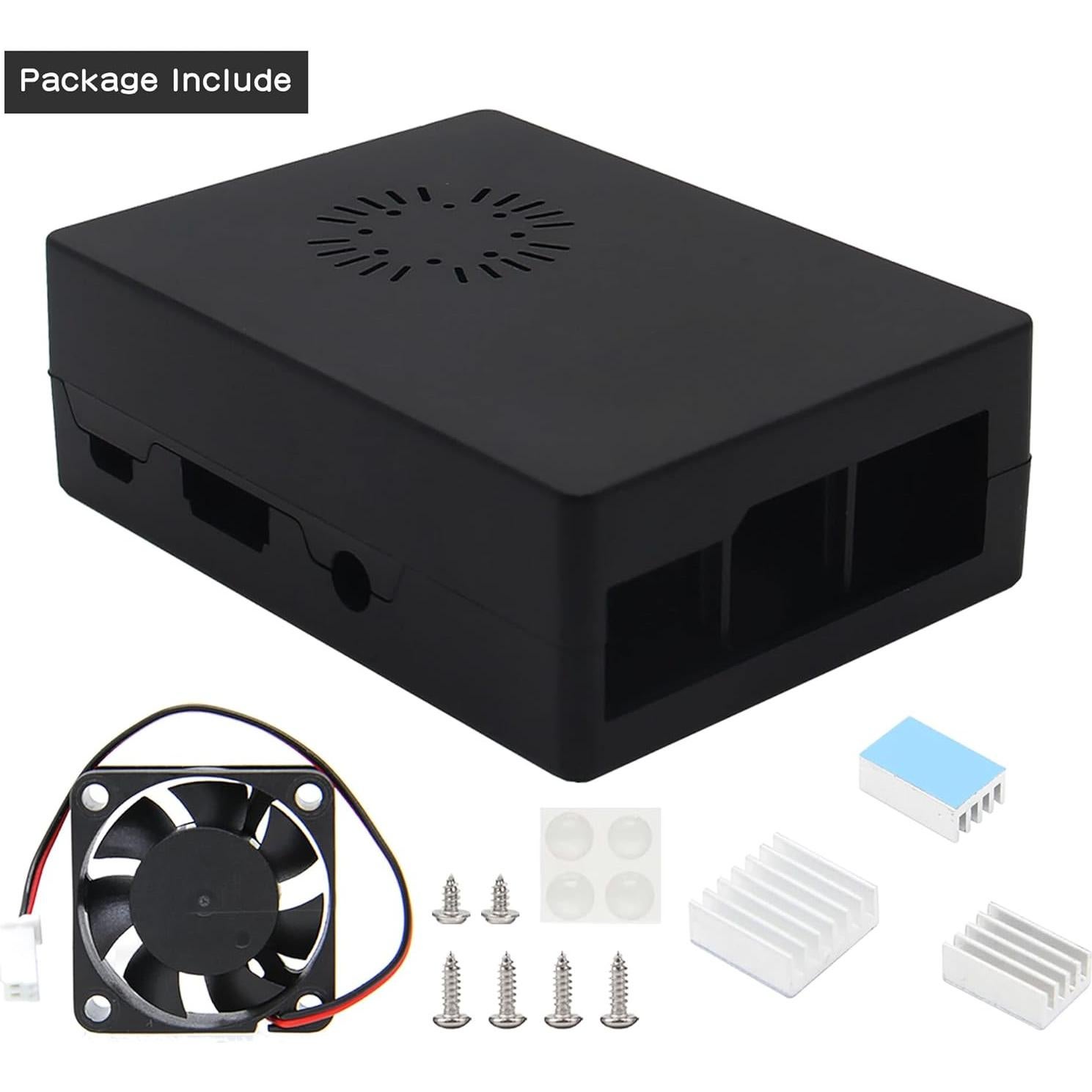 Caja ABS con Ventilador y Disipador para Libre AMl-S905X-CC