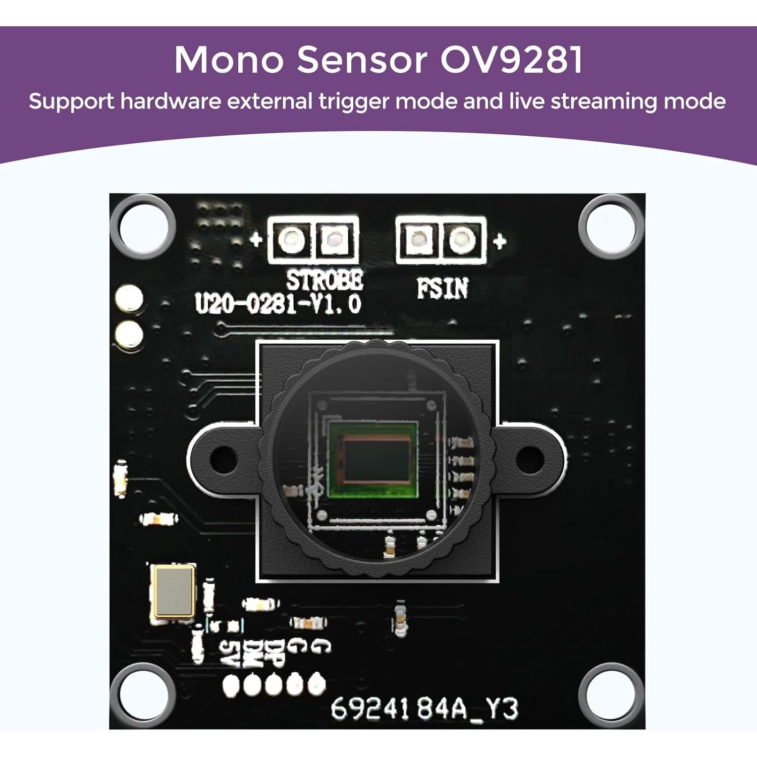 Módulo de Cámara UVC USB2.0 InnoMaker U20CAM-9281M 1MP 720p 120fps