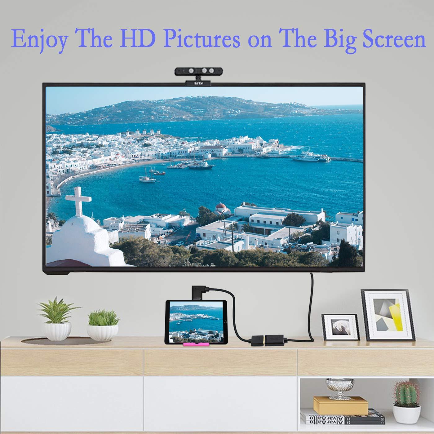 Cable Mini HDMI a HDMI 15cm YOUCHENG 4K 60Hz Ángulo Recto