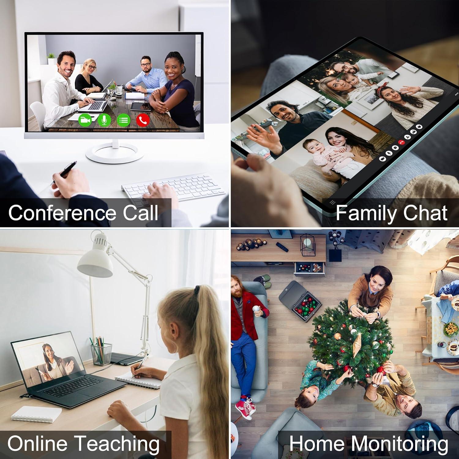 Cámara Web USB 8MP ALPCAM Full HD 3264x2448 Lente Zoom 2.8-12mm