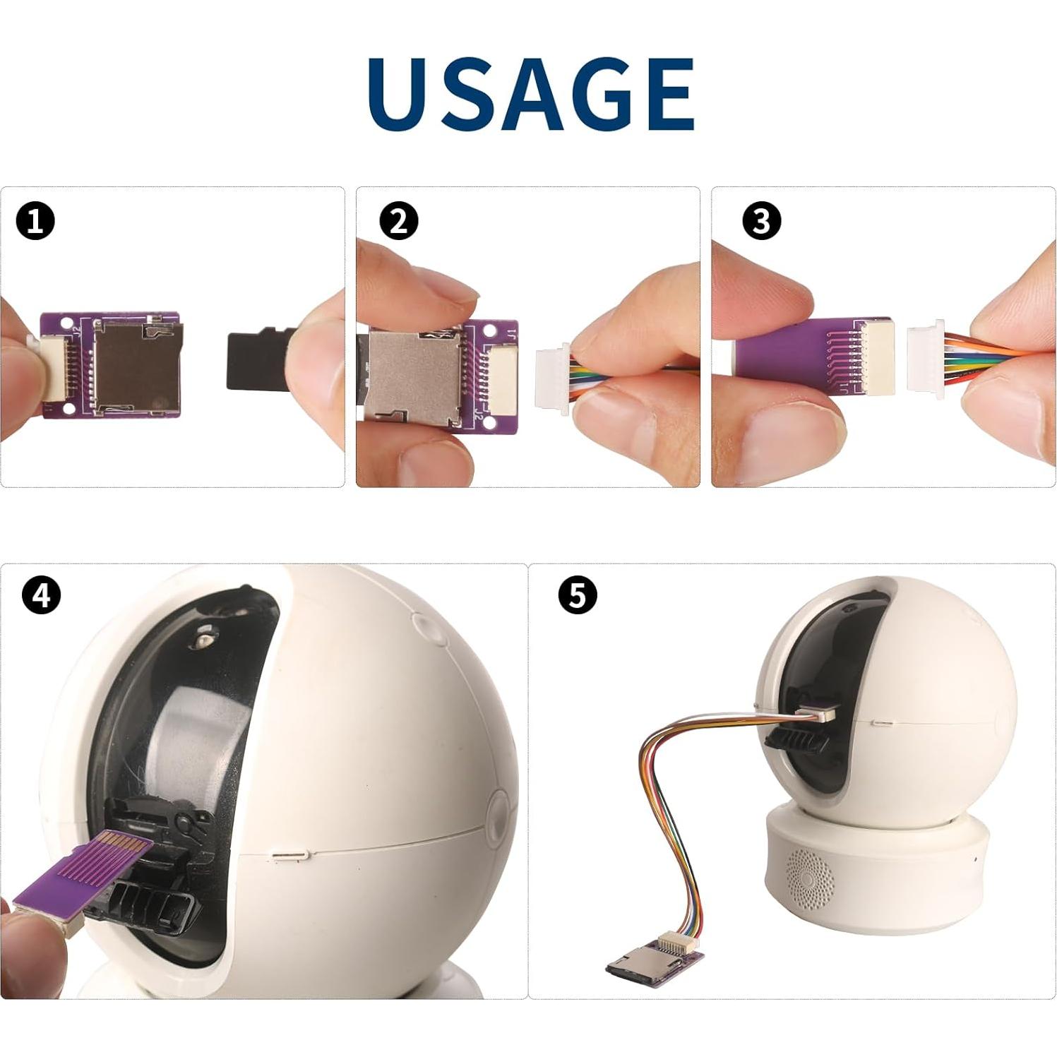 Adaptador Extensión Micro SD PinQiongZhe 8cm para Impresoras 3D