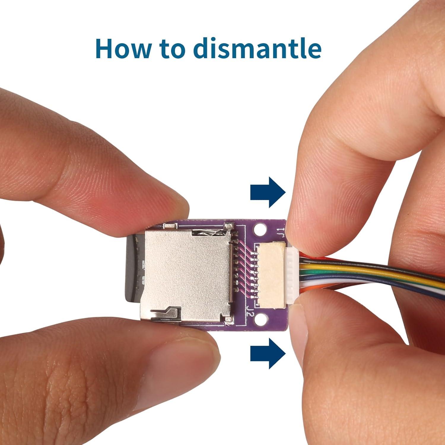 Adaptador Extensión Micro SD PinQiongZhe 8cm para Impresoras 3D