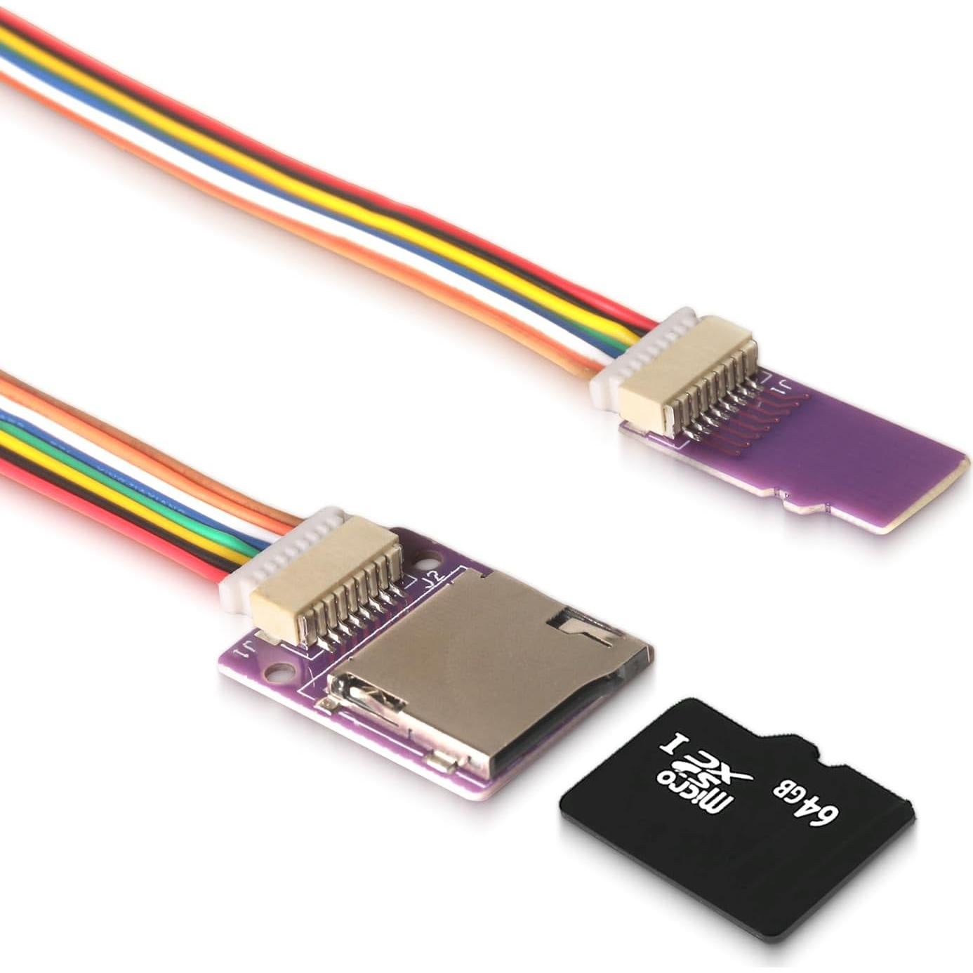 Adaptador Extensión Micro SD PinQiongZhe 8cm para Impresoras 3D