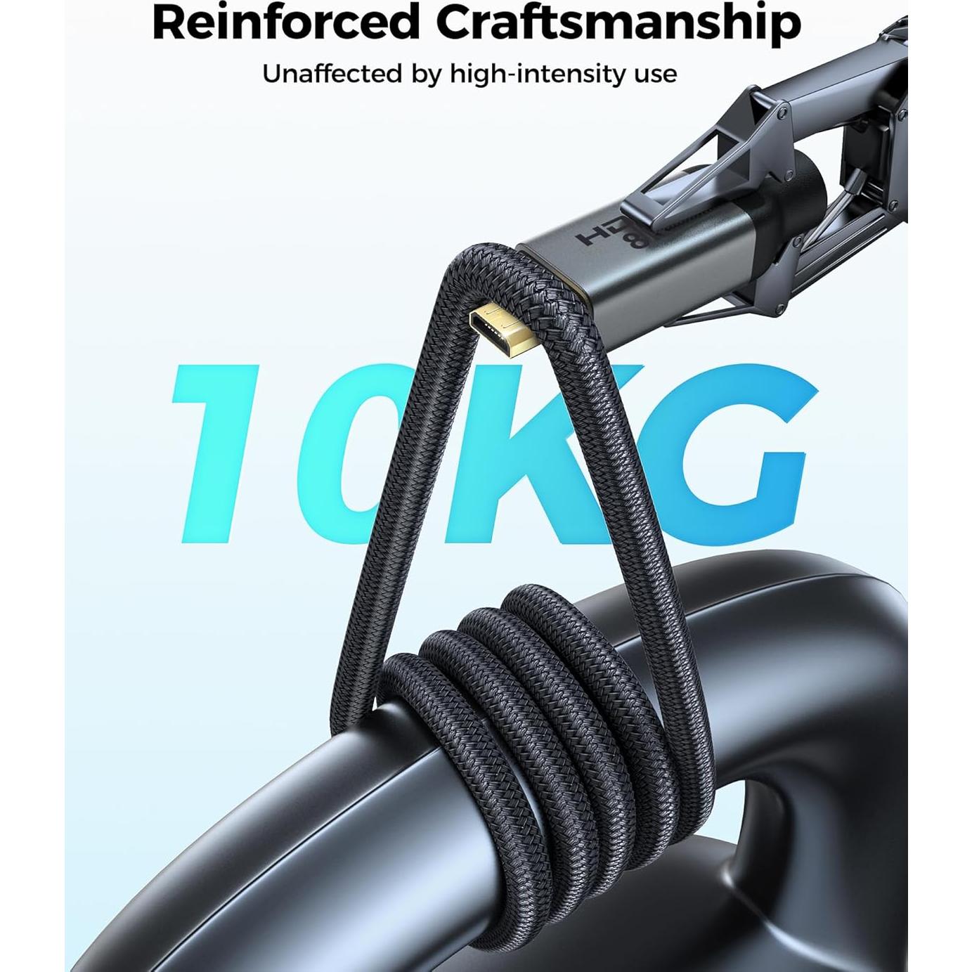 Cable Micro HDMI a HDMI Silkland 2m 8K 4K 48Gbps HDR