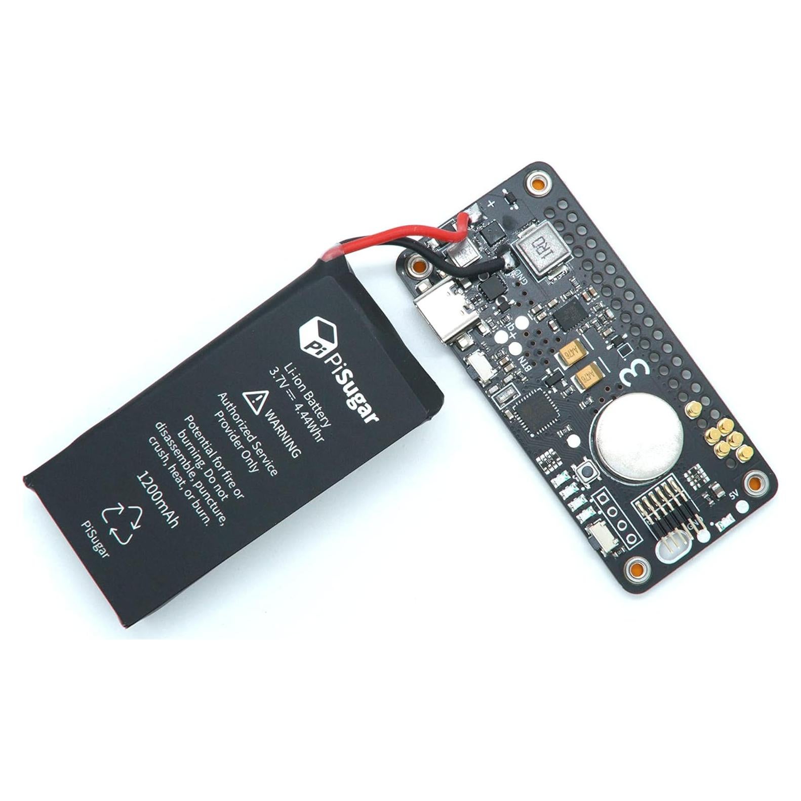Placa de Gestión de Energía PiSugar 3 1200mAh para Raspberry Pi