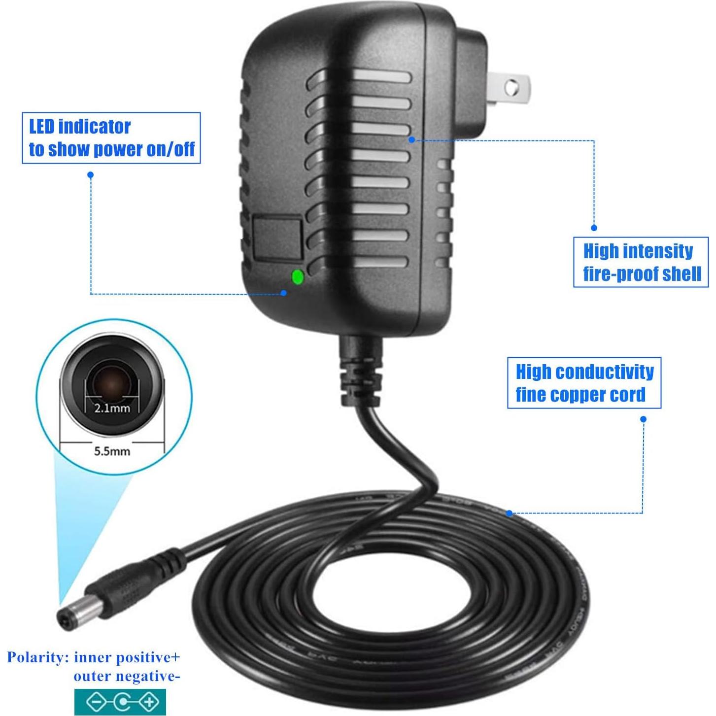 Adaptador de corriente AC-DC 5V 3A Universal con 11 puntas