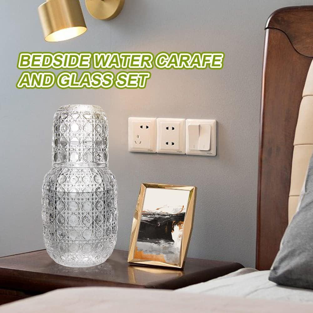 Juego de Jarra y Vaso Homvle 537ml Piedra Preciosa