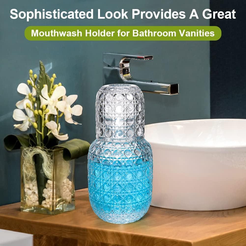 Juego de Jarra y Vaso Homvle 537ml Piedra Preciosa