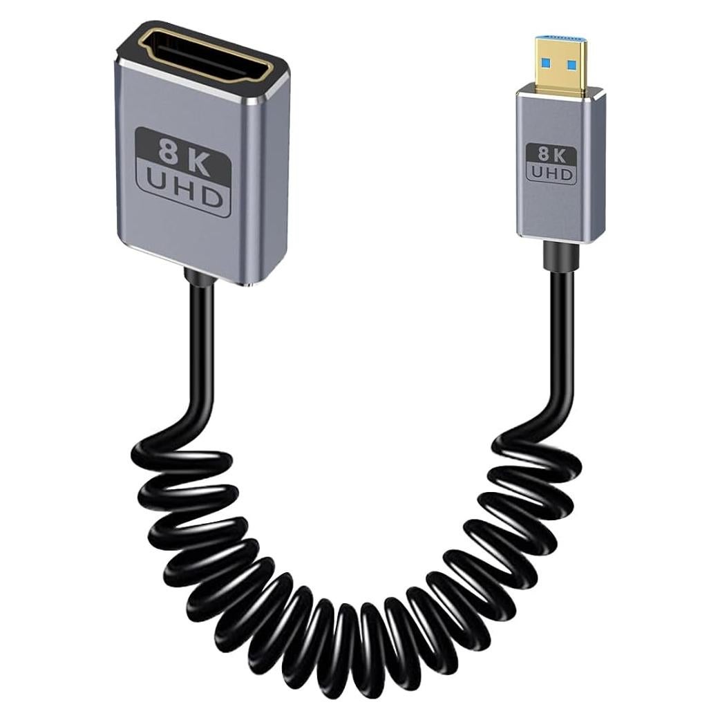 Cable HDMI a Micro HDMI Duttek 8K 0.30-0.46m 48Gbps