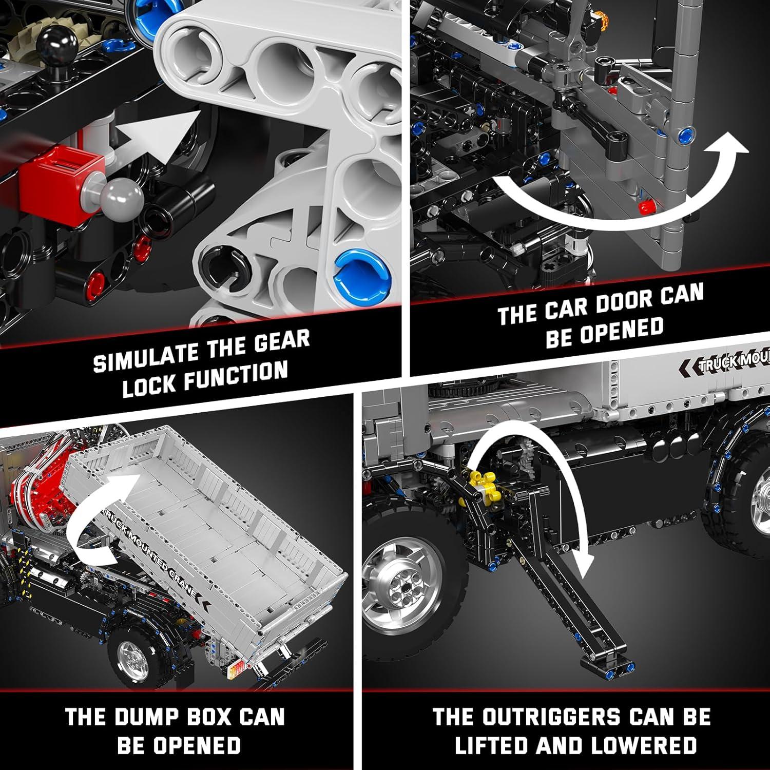 Juego de Construcción Grúa Mould King 19016 3767 Piezas