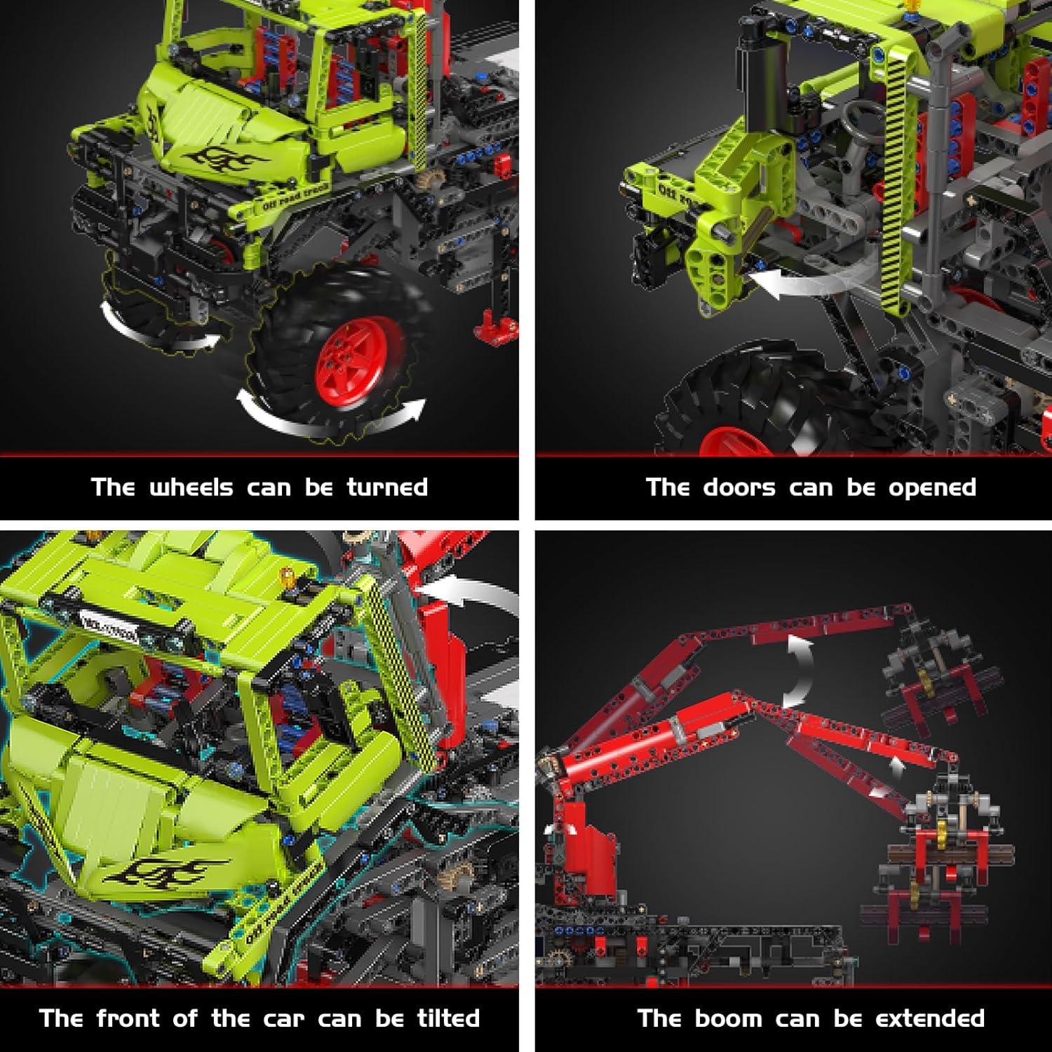 Kit de Construcción Mould King 17038 Camión 4x4 Eléctrico 2002 Piezas