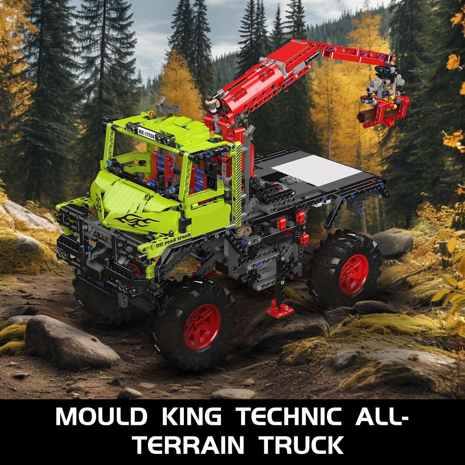 Kit de Construcción Mould King 17038 Camión 4x4 Eléctrico 2002 Piezas